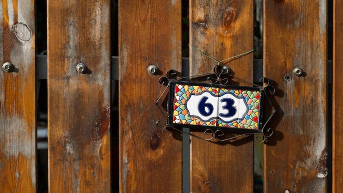 House Number Plaques: A Stylish Touch For Your Home
